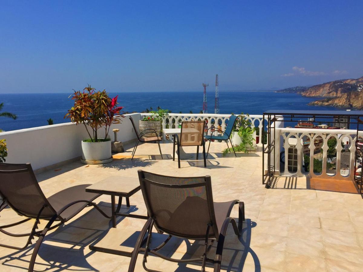 Penthouse Vlm Gran Terraza 200 Metros Vista Inmejorable Piscina Gigante Villa Акапулко Екстериор снимка